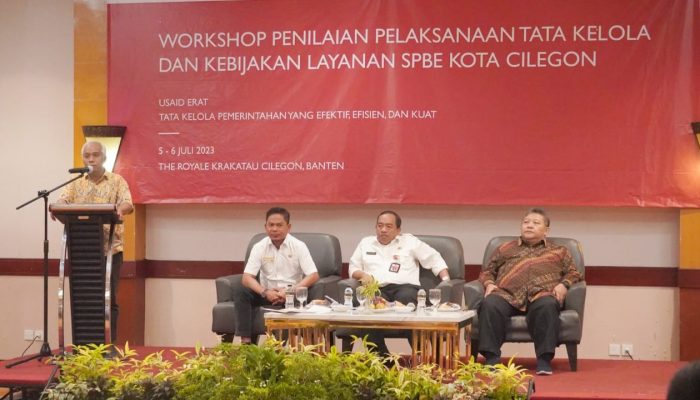 Tingkatkan Pelayanan Publik Berbasis Elektronik, Kominfo Cilegon Gelar Workshop Bersama USAID ERAT