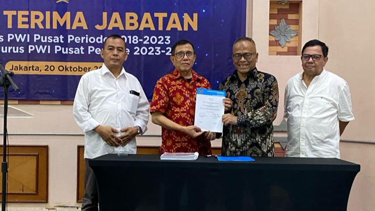 Serah Terima Jabatan Pengurus PWI Pusat