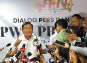 Hadiri Dialog Capres di PWI, Prabowo Bicara Kebebasan Pers dan Ekonomi Pancasila