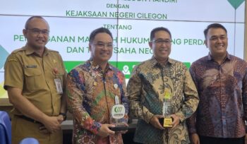 BPRS CM dan Kejari Cilegon Teken MoU Tentang Permasalahan Hukum Bidang Perdata dan TUN