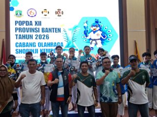 Atlet Cabor Kempo sumbang 12 Medali untuk Kota Cilegon di POPDA XII Banten 2026.