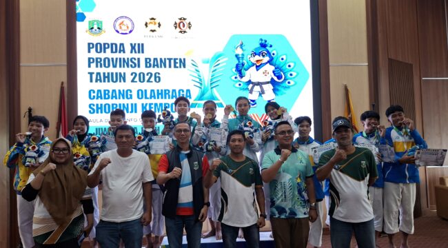 Atlet Cabor Kempo sumbang 12 Medali untuk Kota Cilegon di POPDA XII Banten 2026.
