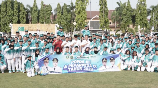 
					Pelepasan kontingen atlet Kota Cilegon yang akan bertanding pada POPDA XII Banten 2026.