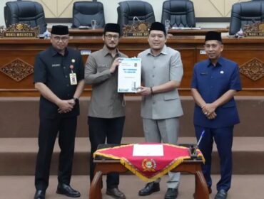 DPRD Cilegon gelar paripurna bahas Raperda Pertanggungjawaban APBD tahun anggaran 2025.