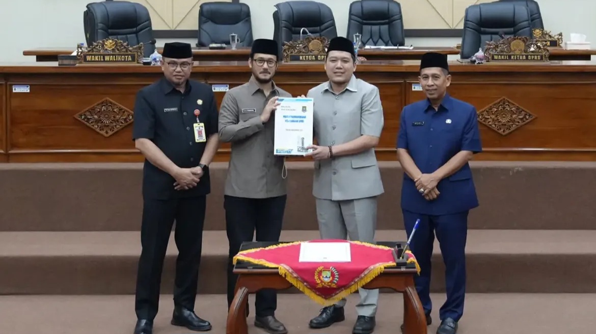 DPRD Cilegon gelar paripurna bahas Raperda Pertanggungjawaban APBD tahun anggaran 2025.
