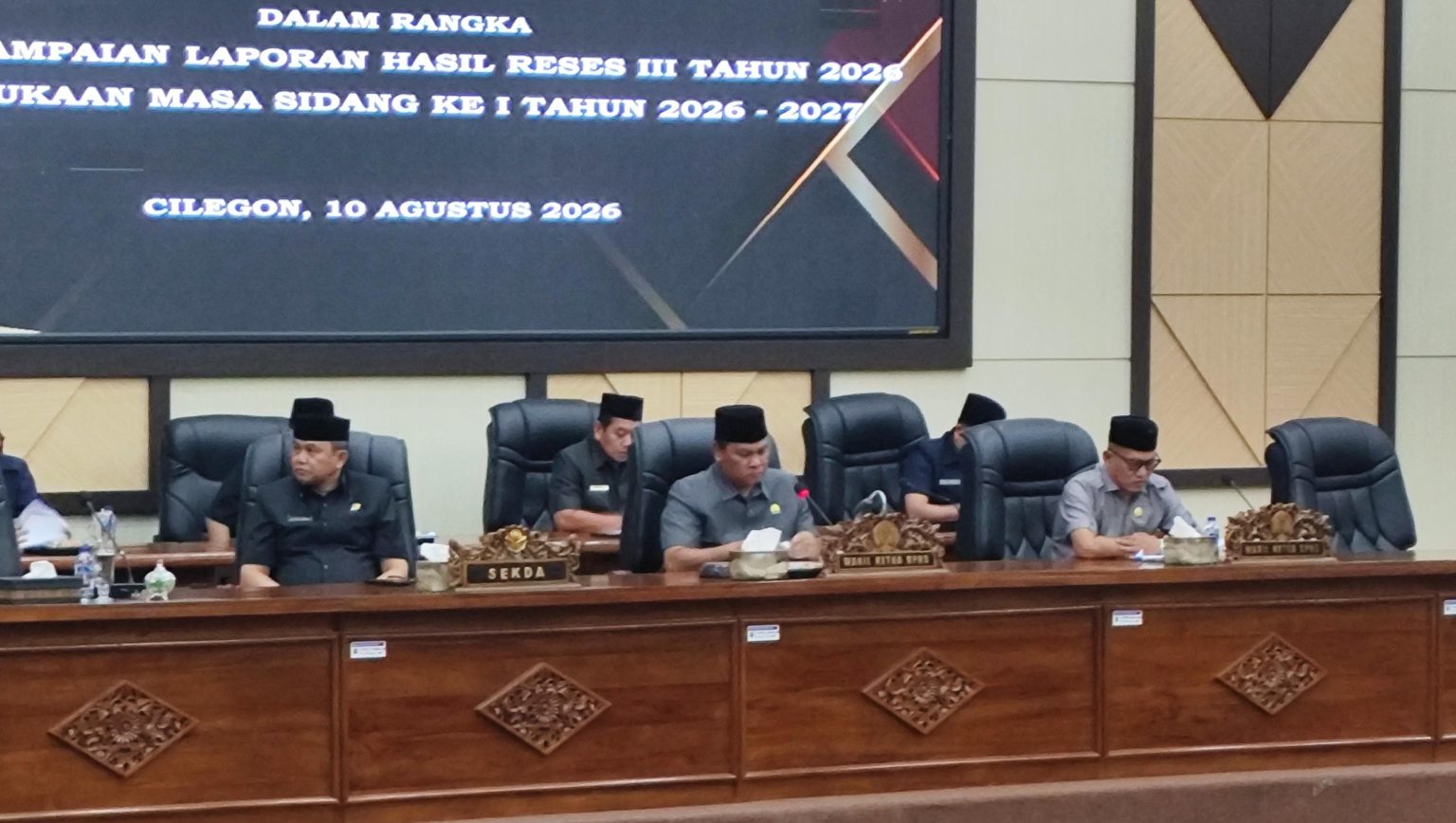 Tegas! DPRD Cilegon Minta Pemkot Prioritaskan Aspirasi Masyarakat