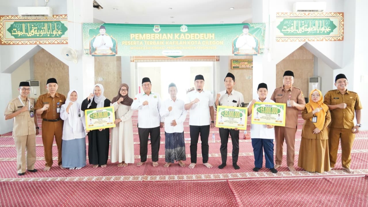 Wali Kota Cilegon Robinsar Meminta kepada LPTQ untuk mempersiapkan generasi qurani menghadapi MTQ 2027.