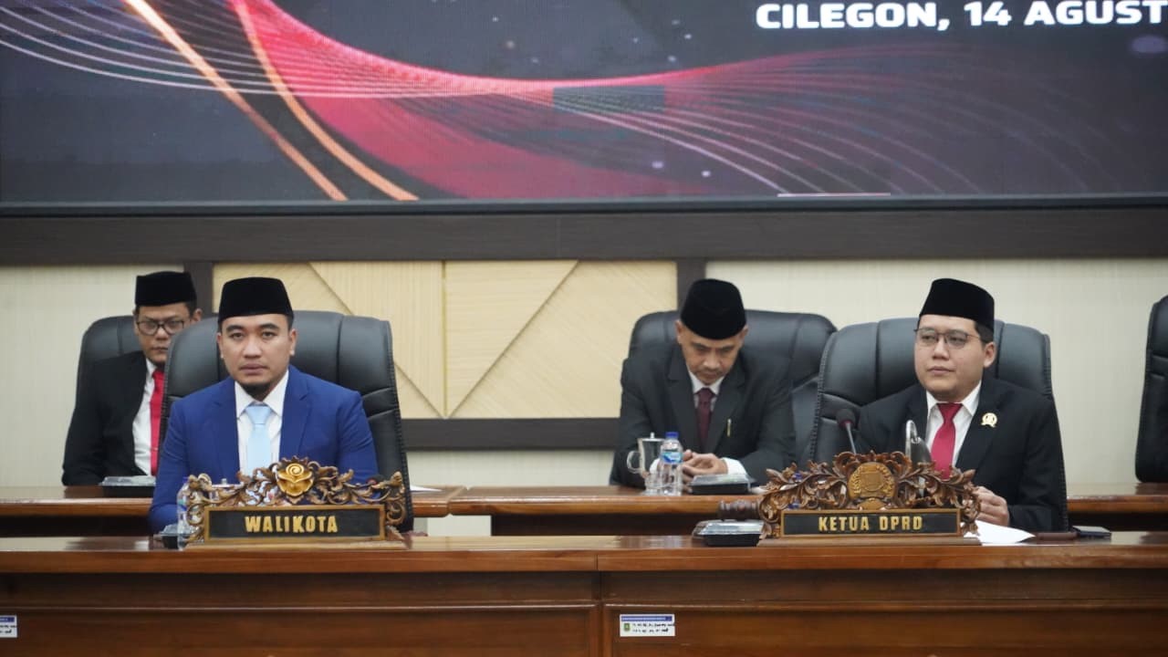 Gelar Paripurna Istimewa HUT RI, DPRD Cilegon Dengarkan Pidato Kenegaraan Presiden