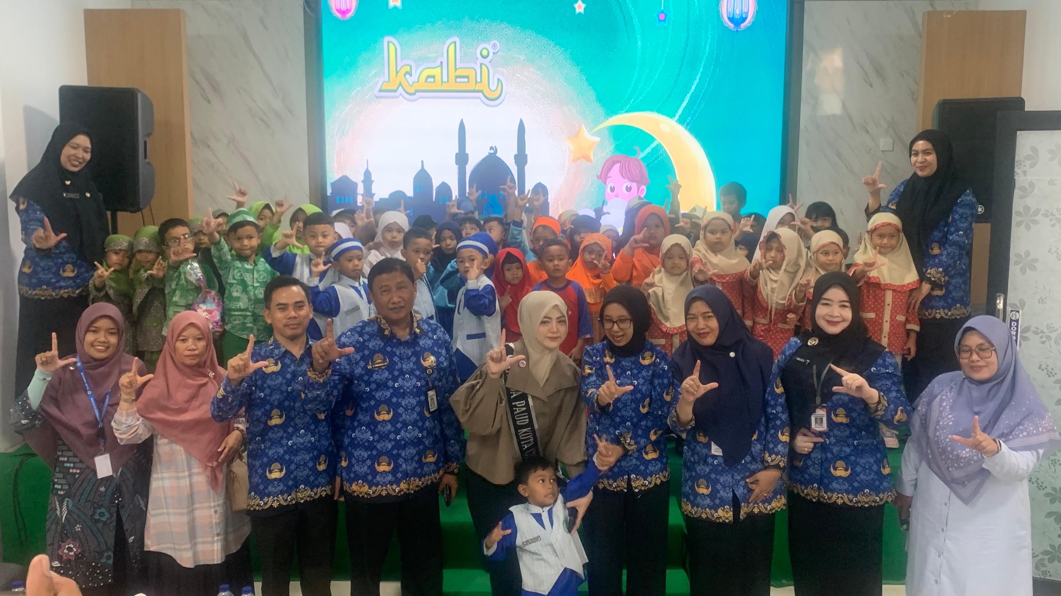 Bunda PAUD Kota Cilegon Alfi Rizki Aghnia Robinsar Ajak Anak Usia Dini Gemar Membaca dan Perkuat Karakter Sejak Dini.